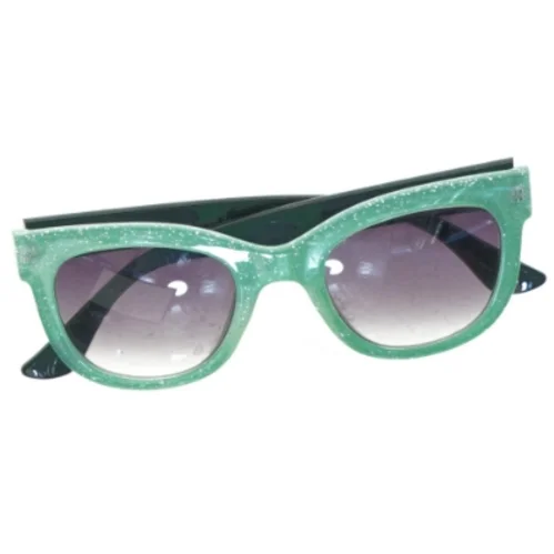 Grønne solbriller (str. 14 x 5 cm)