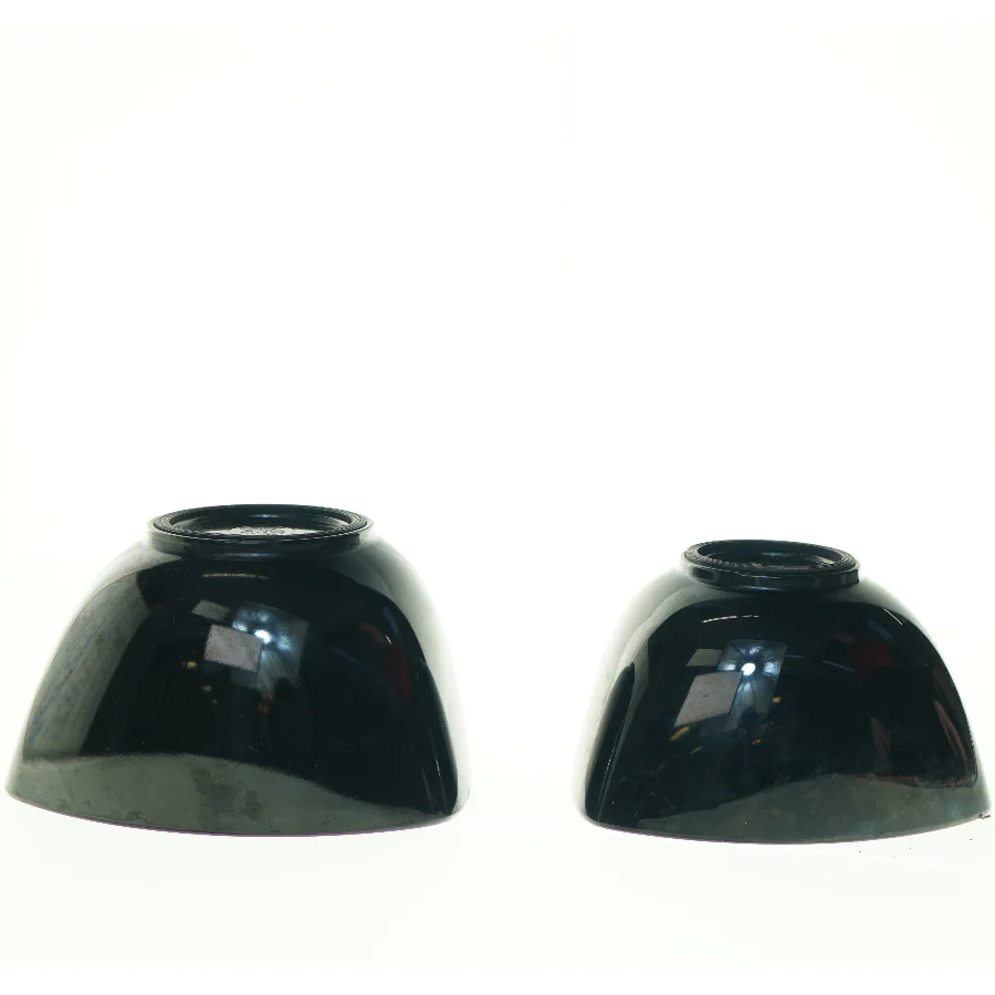 Sorte skåle (str. 20 x 12 cm 22 x 12 cm)