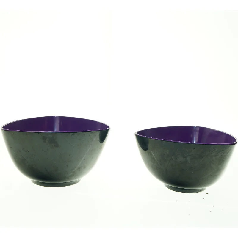 Sorte skåle (str. 20 x 12 cm 22 x 12 cm)