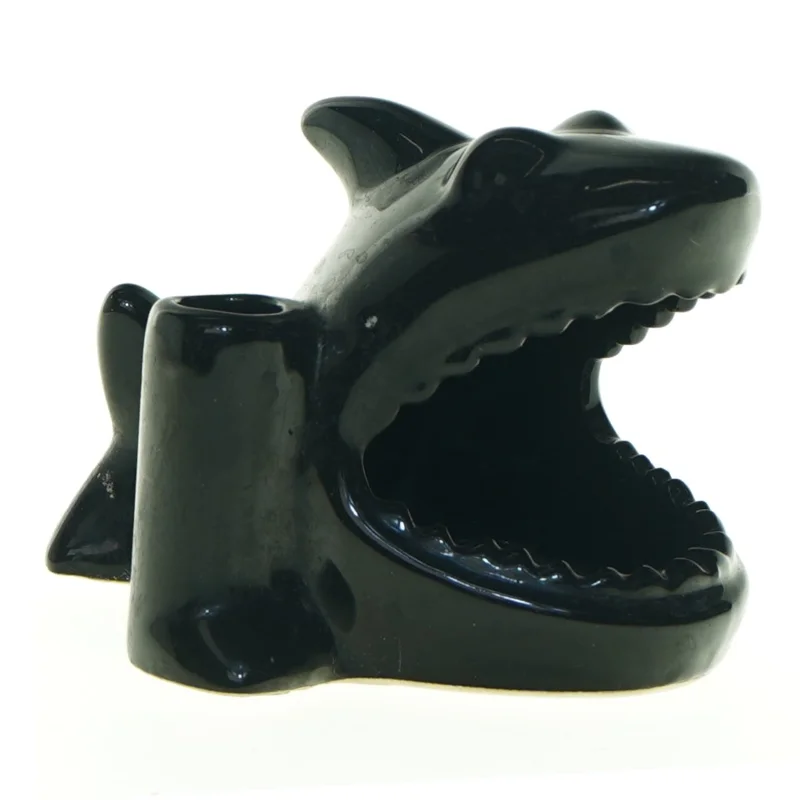 Keramik haj sparebøsse (str. 14 x 10 x elvis cm)