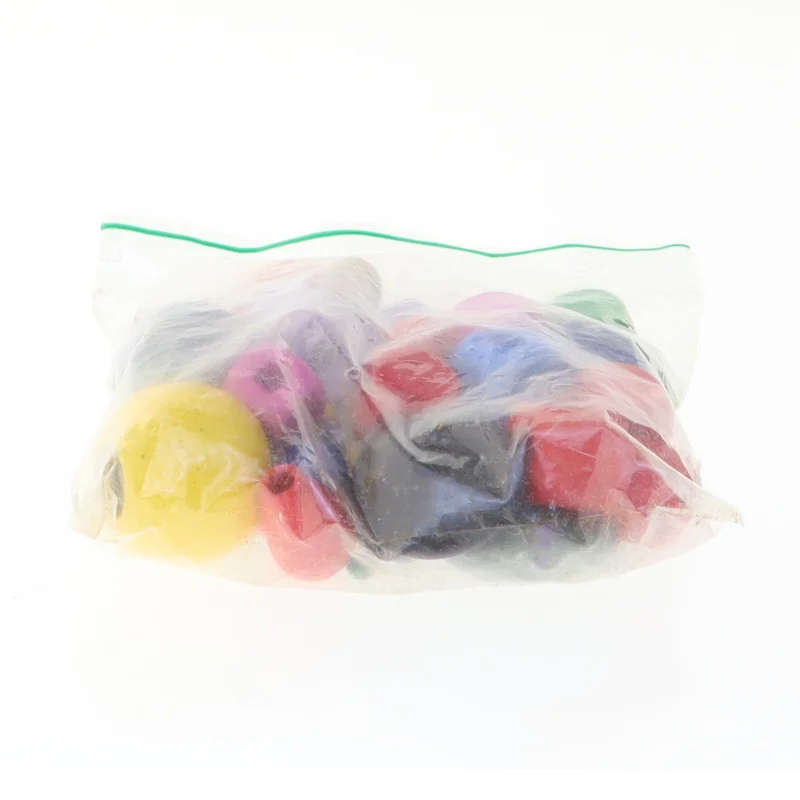 Assorterede perler i blandet farver (str. Pose 9 x 9 cm)