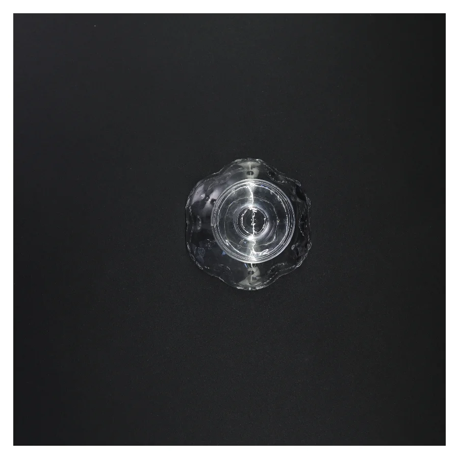 Gennemsigtig glasfad (str. 7 x 10 cm)