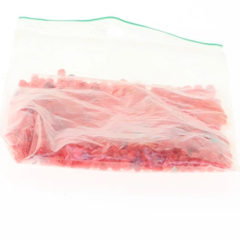 Røde perler (str. Pose 6 x 9 cm)