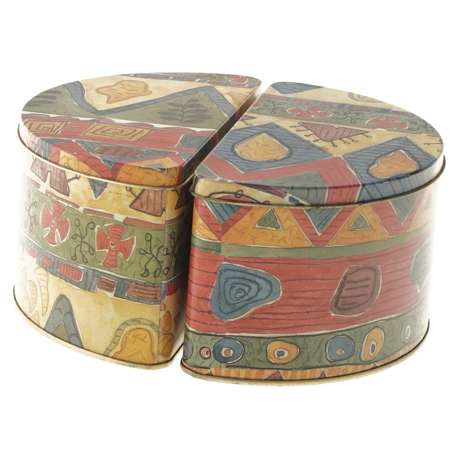 Dekorative dåser fra Søstrene Grene (str. 9x17x8,5 cm)