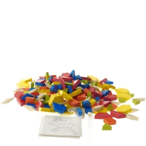 Geometriske træfigurer sæt (str. 1,16 kg cm)