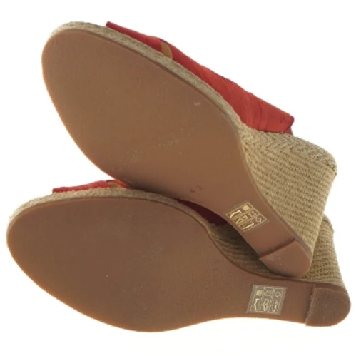 Røde kilehælsandaler fra Billi Bi (str. 41 )