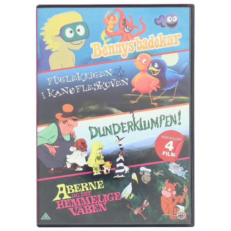 Eventyrlige Børnefilm - 4DVD boks (Bog)