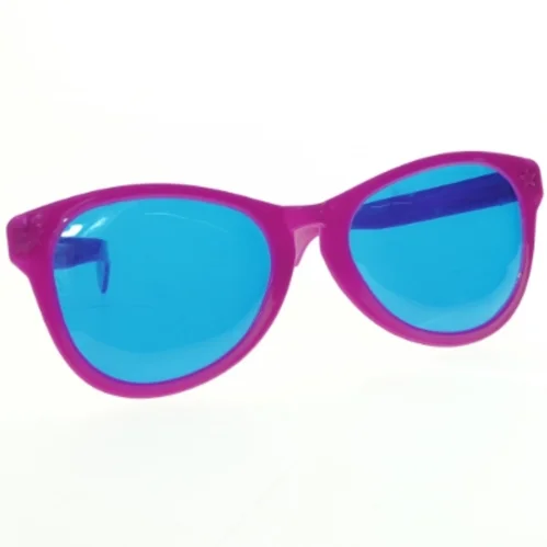 Store Solbriller med lyserødt stel