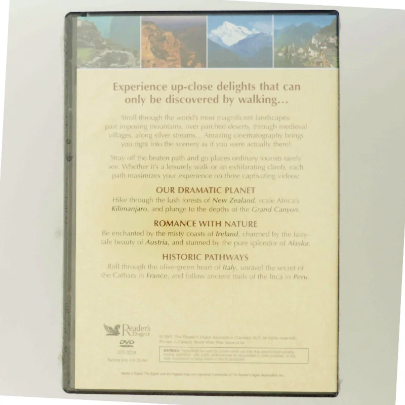 Scenic Walks Around the World DVD-samling fra Reader's Digest