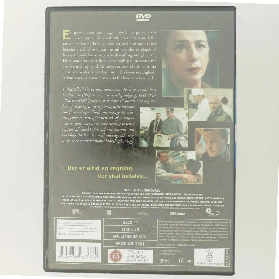 Beck - Kartellet DVD fra Nordisk Film