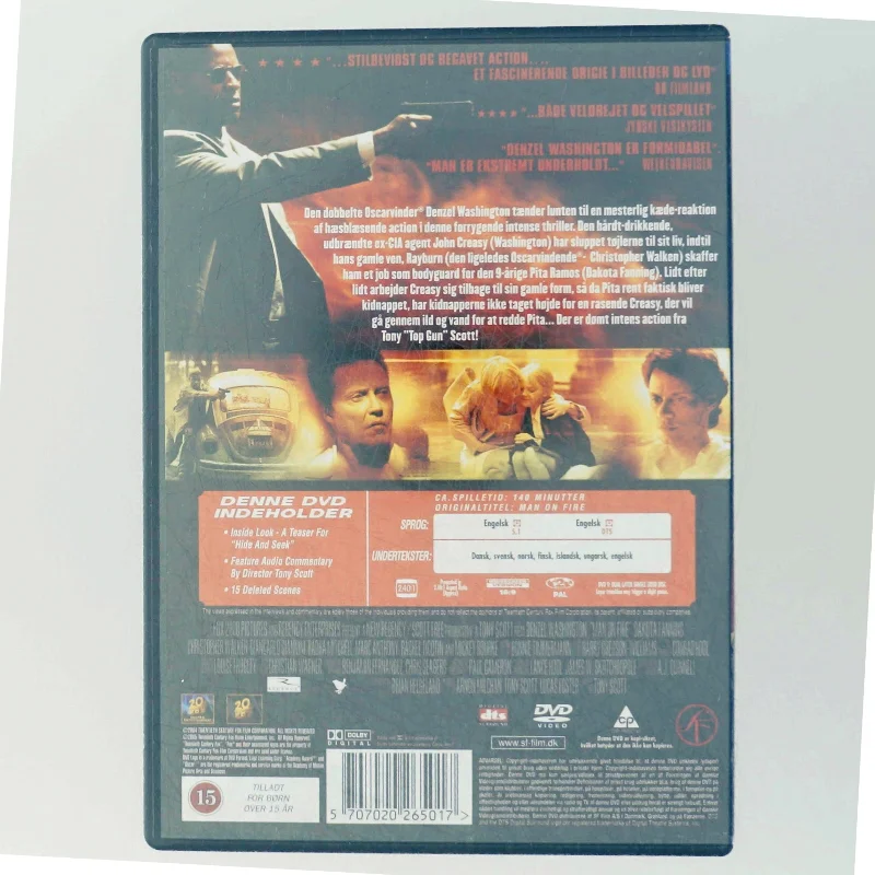 Man on Fire DVD