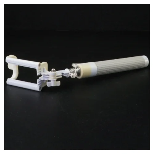 Selfie-stick med kabel (str. 29 cm til 87 cm)