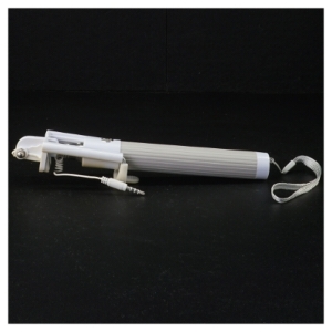 Selfie-stick med kabel (str. 29 cm til 87 cm)