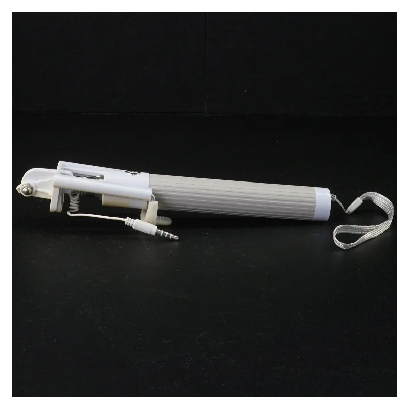 Selfie-stick med kabel (str. 29 cm til 87 cm)