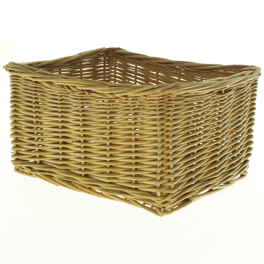 Flettet opbevaringskurv (str. 20 x 15 cm)