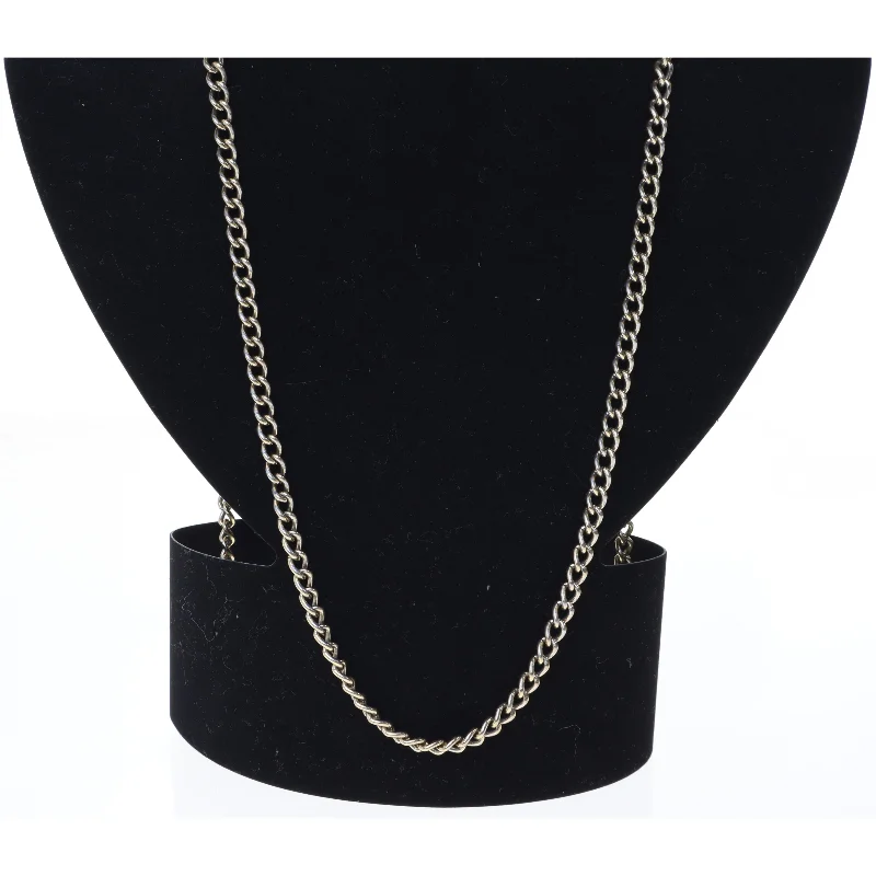 Guld halskæde (str. 112 cm)