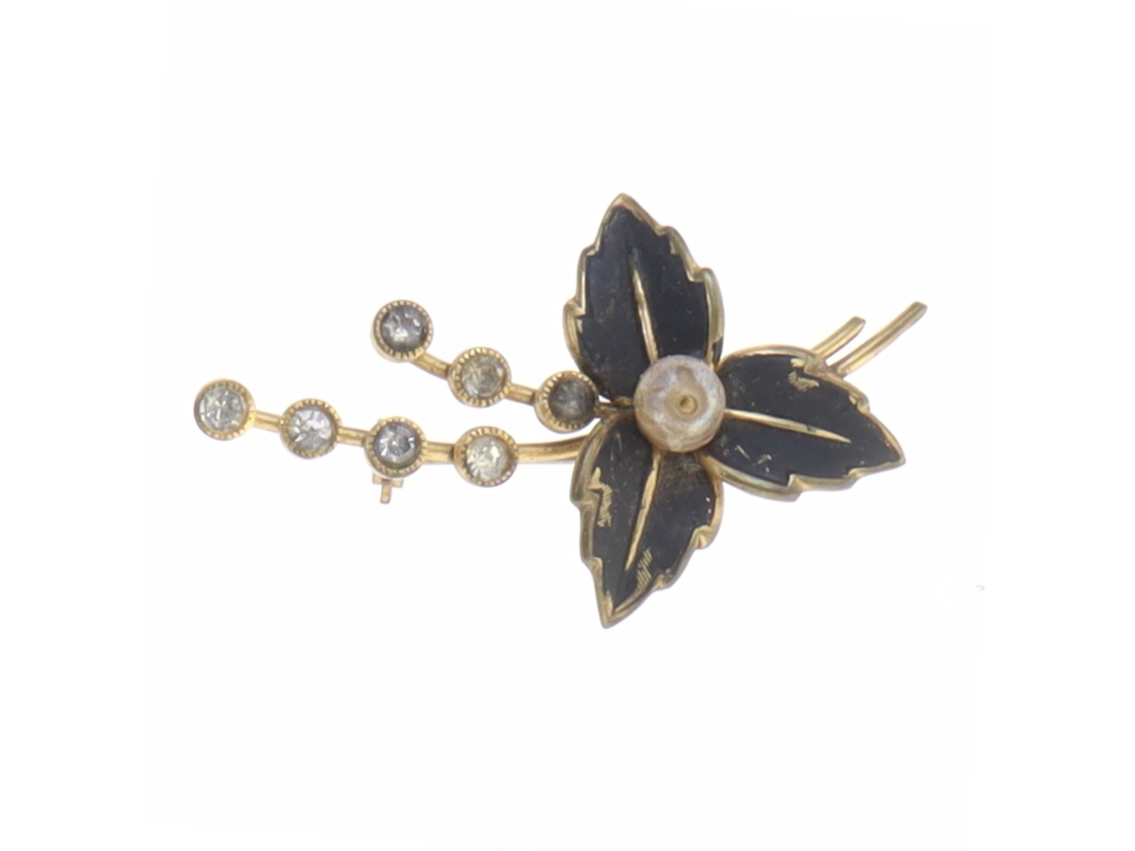 Vintage brocher (str. 5 x 3 cm)