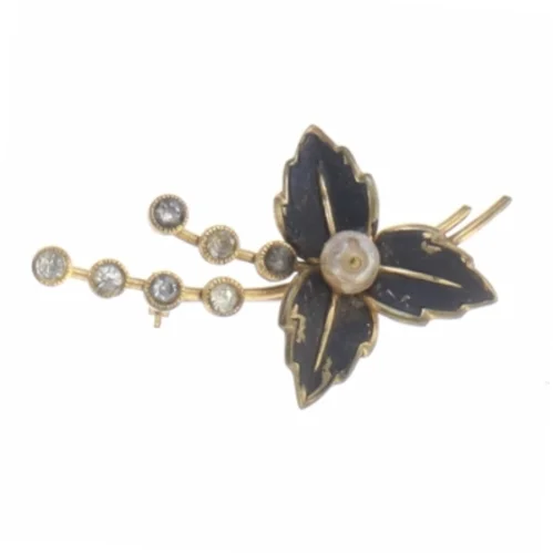 Vintage brocher (str. 5 x 3 cm)