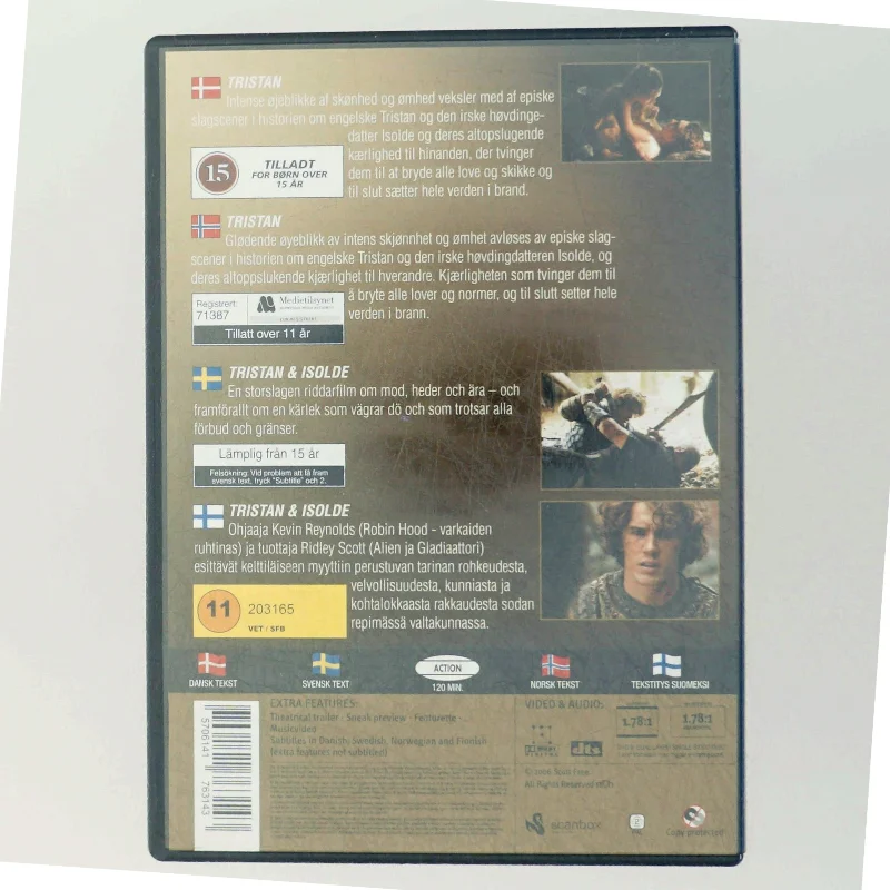 Tristan & Isolde DVD fra Scanbox Entertainment