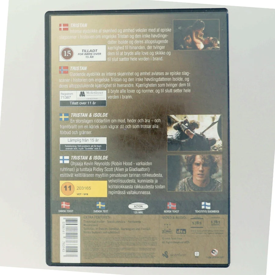 Tristan & Isolde DVD fra Scanbox Entertainment