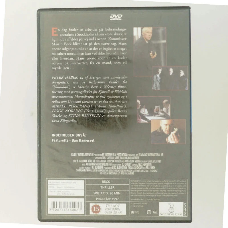Beck - Lockpojken DVD fra Nordisk Film