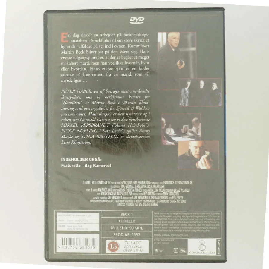 Beck - Lockpojken DVD fra Nordisk Film