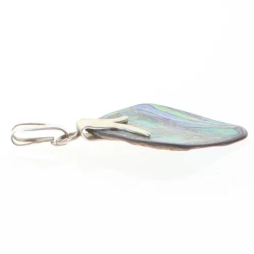 Abaloneskalssmykke (str. 5,2 x 2,9 cm)