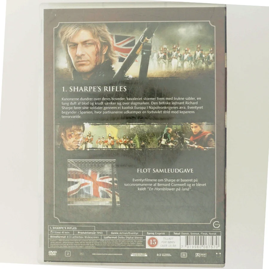 Sharpe's Rifles DVD