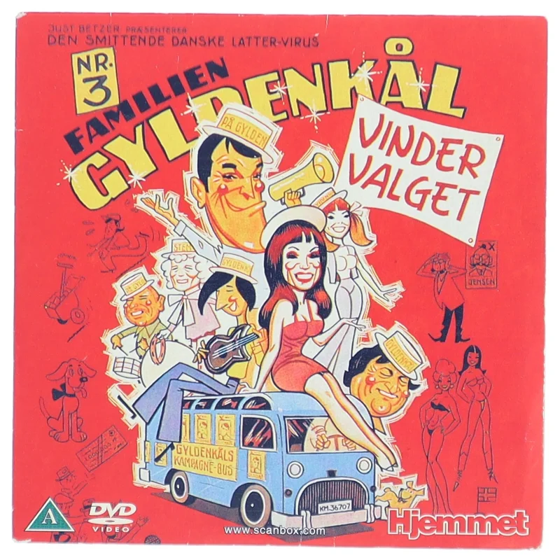 Familien Gyldenkål Vinder Valget DVD fra Scanbox