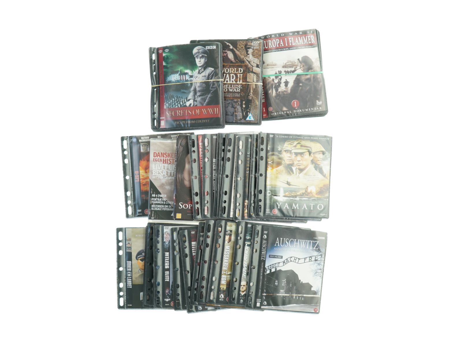 WWII stor samling DVD film