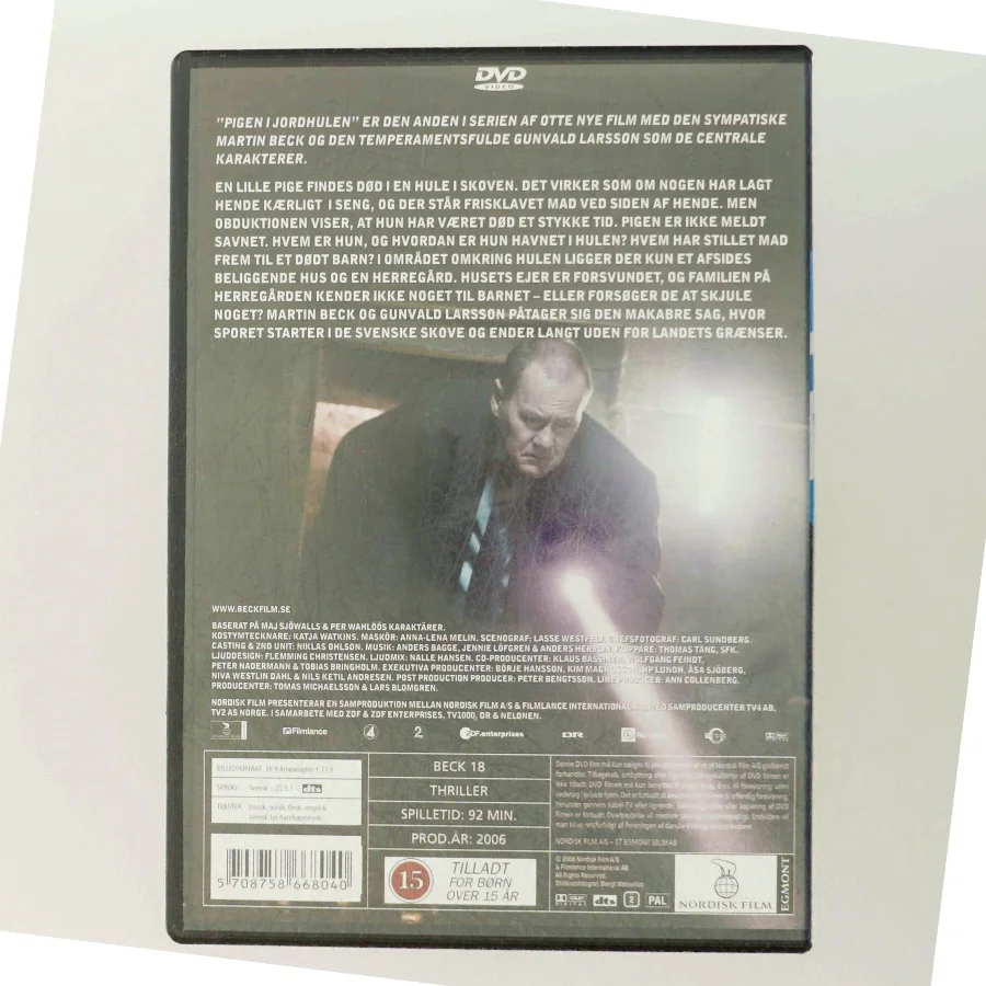 Beck - Pigen i jordhulen DVD fra Nordisk Film