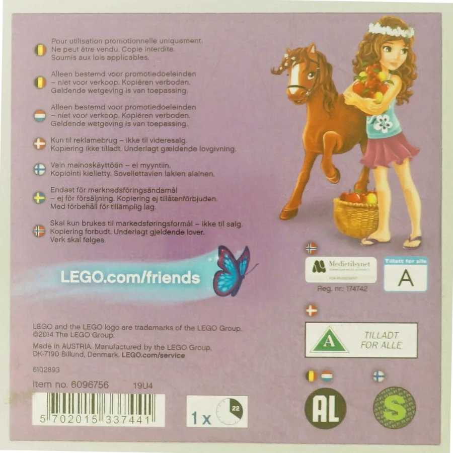 LEGO Friends DVD fra LEGO