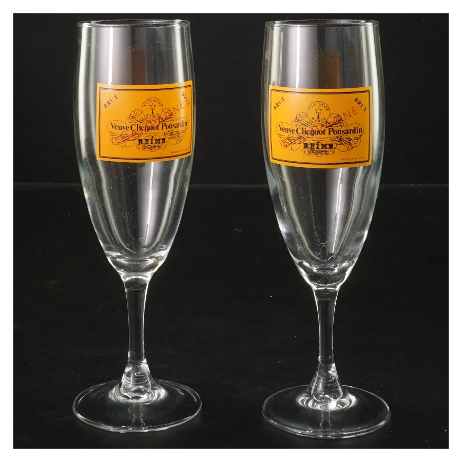 Champagneglas, Veuve Clicquot fra Veuve Clicquot (str. 2 stk Ø 5 cm længde 18 cm)