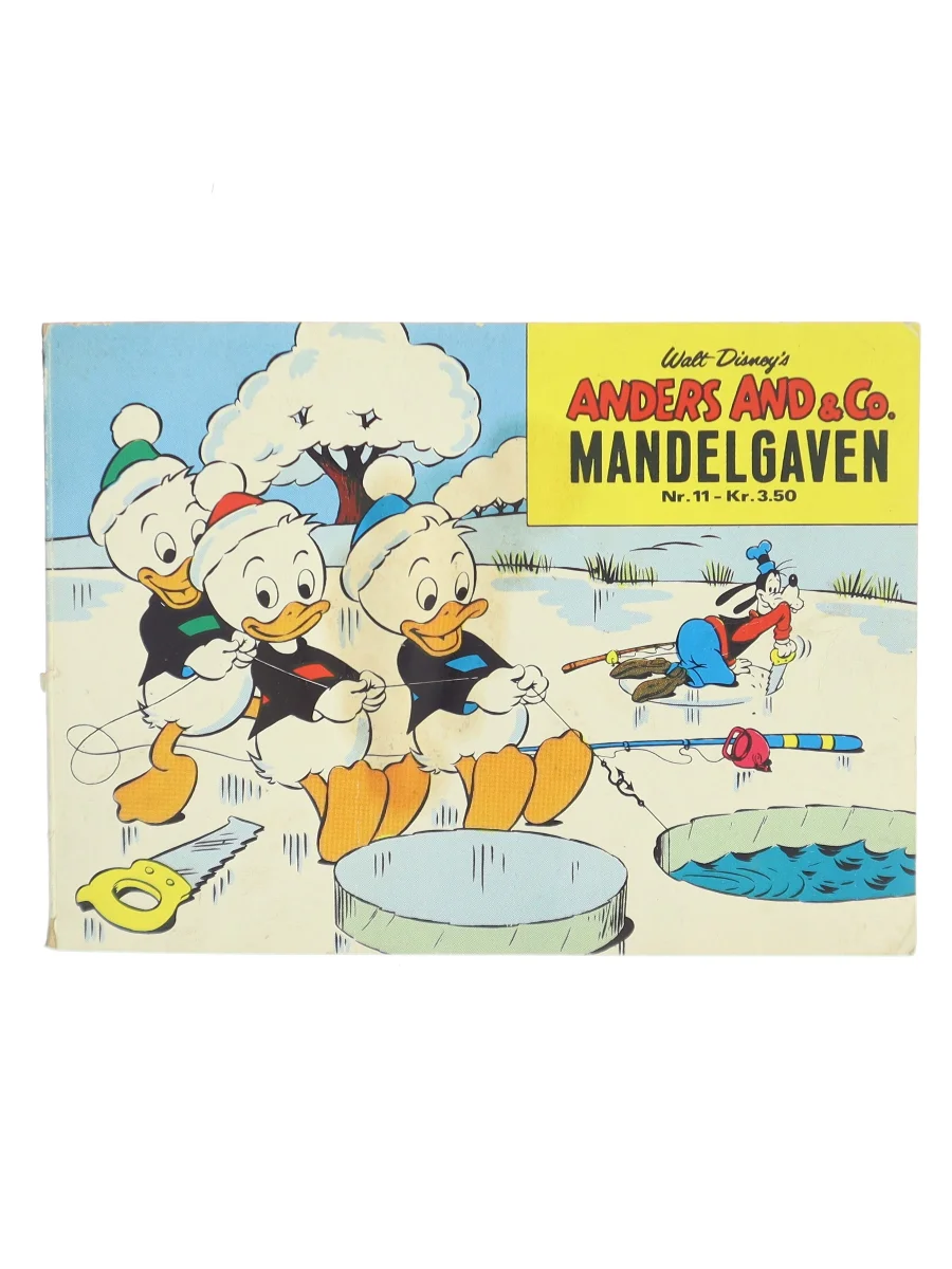 Forsiden af Anders And & Co. Mandelgaven af Walt Disney