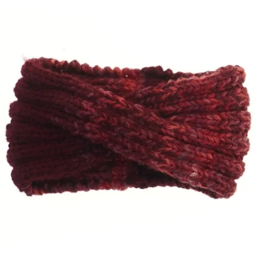 Strikket pandebånd (str. 20x15 cm)