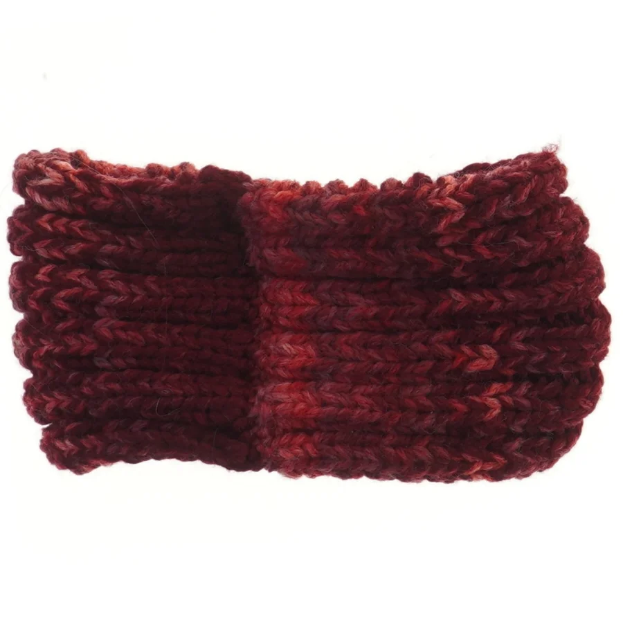 Strikket pandebånd (str. 20x15 cm)