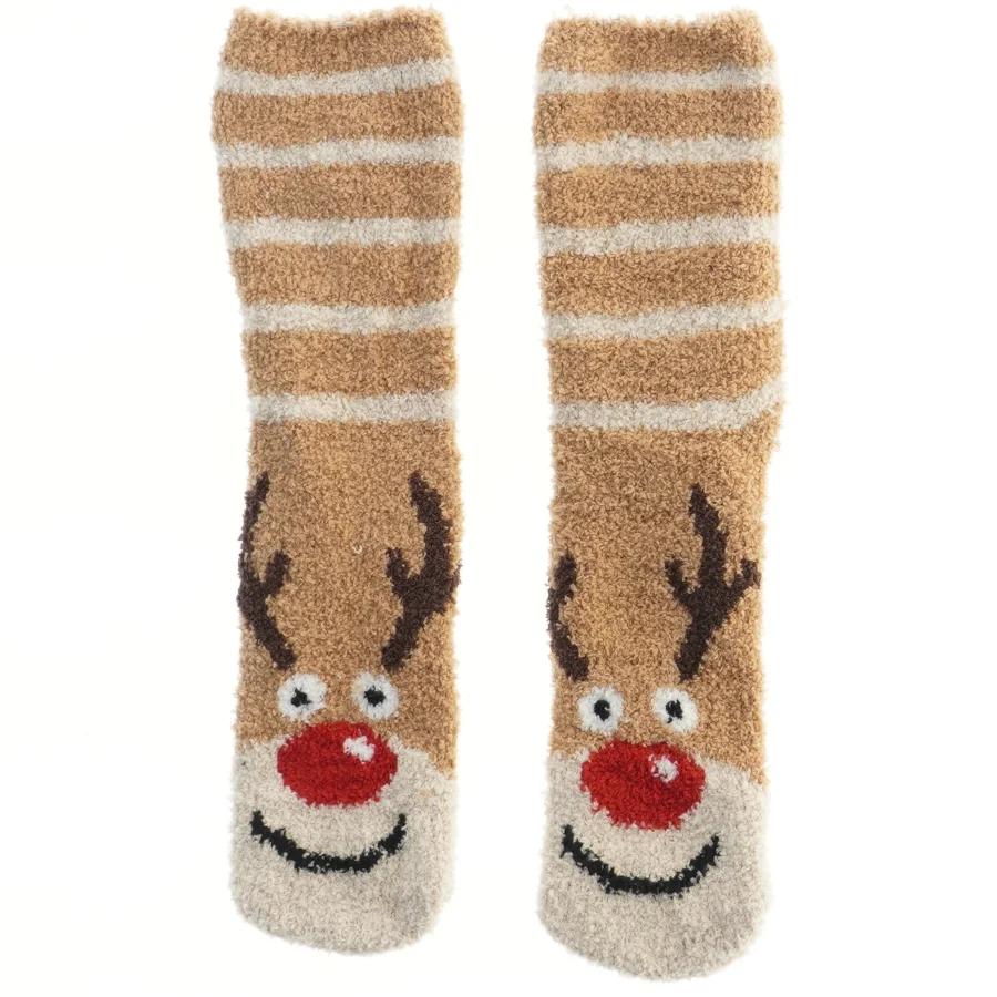 Rensdyrstrømper (str. 34 cm)