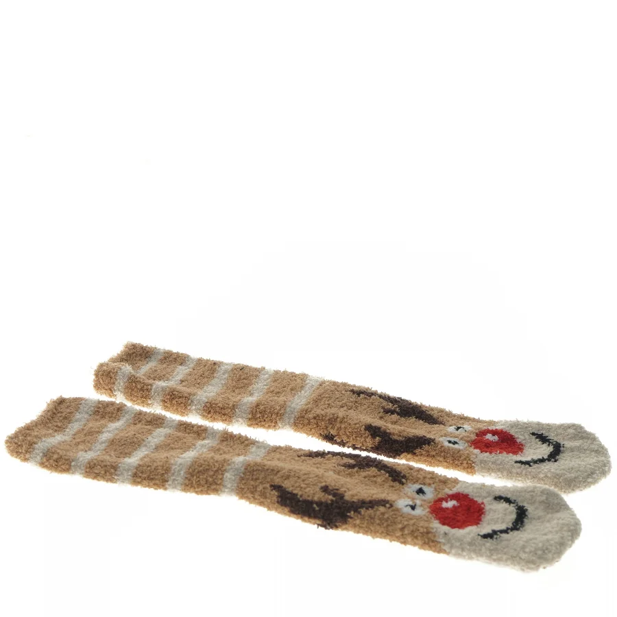 Rensdyrstrømper (str. 34 cm)