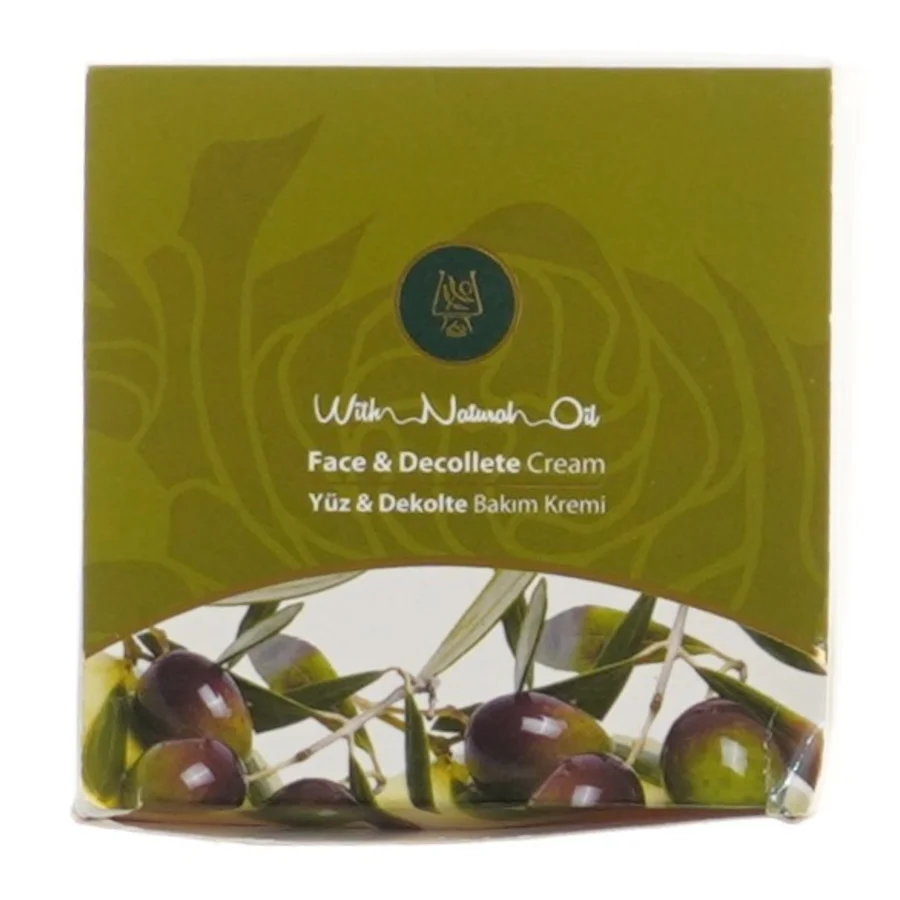 Ansigts- og decolletcreme med olivenolie fra Harems (str. 10 cm)