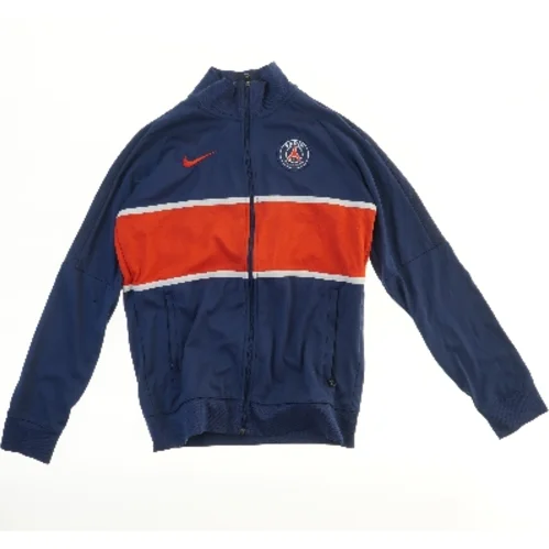 Træningsjakke med logo og lynlås fra Nike (str. L)