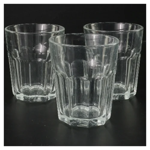 Glas sæt 3 stk fra IKEA (str. 3 stk Ø 8,5 cm længde 10 cm)