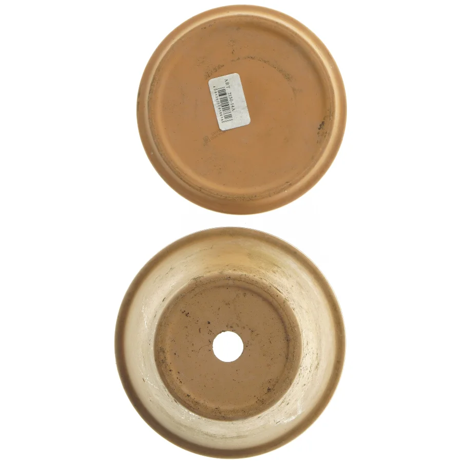 Terracotta potte med underkop (str. 16x14 cm)