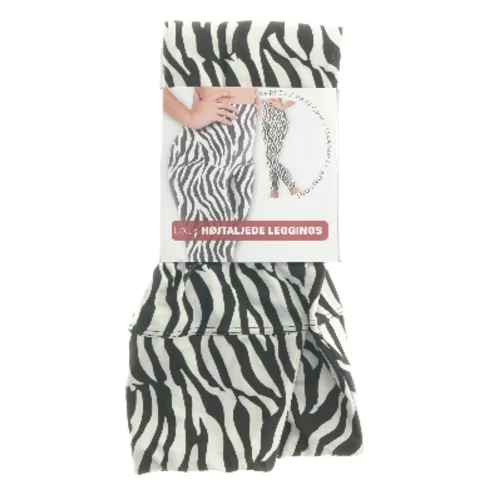 Højtaljede zebra leggings fra Coop (str. L/XL, cm)