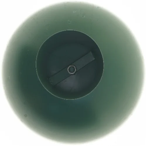 Grøn vase (str. 18x15 cm)