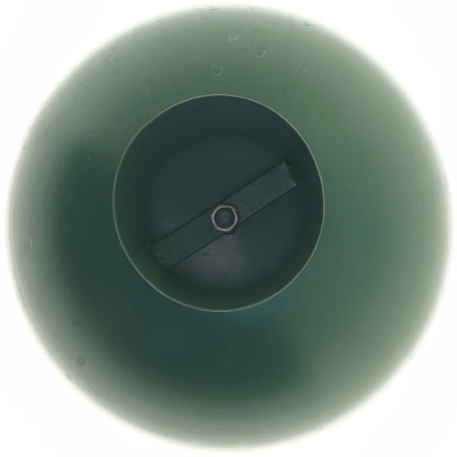 Grøn vase (str. 18x15 cm)