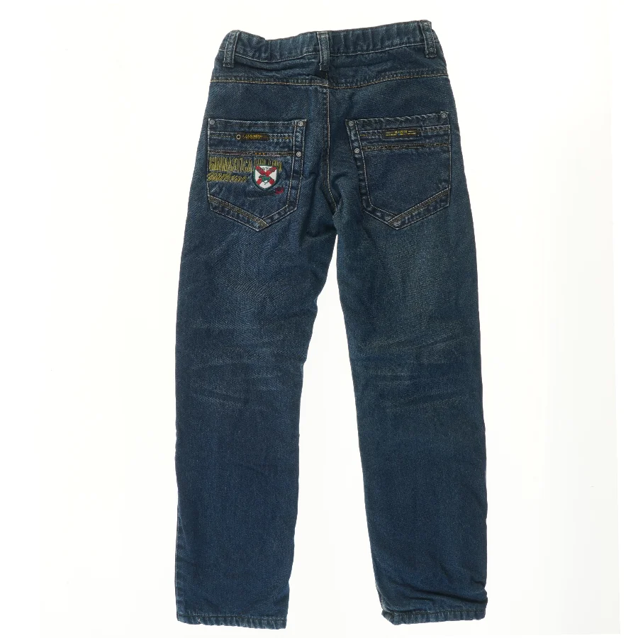 Jeans med baglommer (str. 146)
