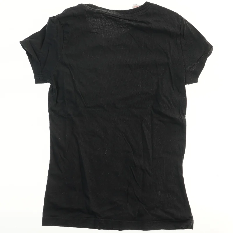 Sort T-shirt med logo fra Adidas (str. 164)