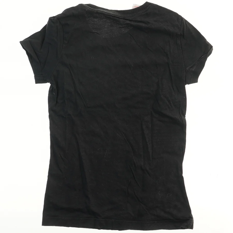 Sort T-shirt med logo fra Adidas (str. 164)