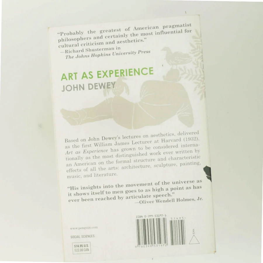 Art as experience af John Dewey (Bog)