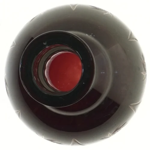 Dekorativ Rømer el Bøhmisk krystal glasvase (str. 25 cm)